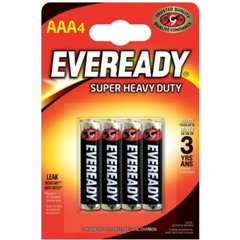 Батарейки Energizer Eveready Super Heavy Duty R-03/блістер 4шт(12)