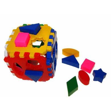 Куб-сортер "Розумний малюк" Логіка-Комбі, 46 елементів, "Технокомп" 2476