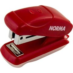 Степлер "Norma" 16 аркушів 18 мм №4052 / 04021291 міні, червоний і антистеплер (12) №24 / 6