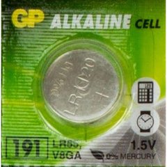 Батарейка GP Alkaline button cell 191-U10 G8, LR55/10bl