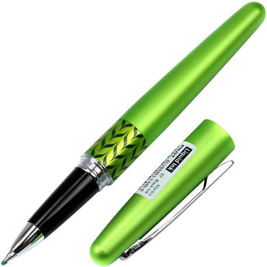 Ручка ролер "Pilot" світло-зелений металік, "мармур", черноая №BLVBMR37-MB-BE / 5607